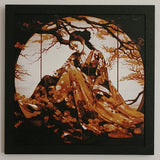 Woman on Swing - 3D Filament Painting