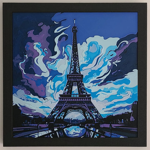 A Night In Paris - Filament Painting