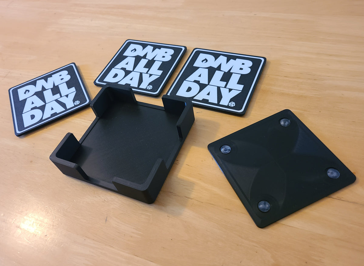 DNB ALL DAY - COASTER SET – BEDLAM Threadz