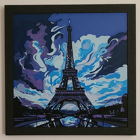 A Night In Paris - 3D Filament Painting