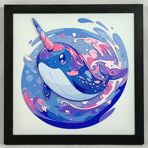 Sea Unicorn - 3D Filament Painting