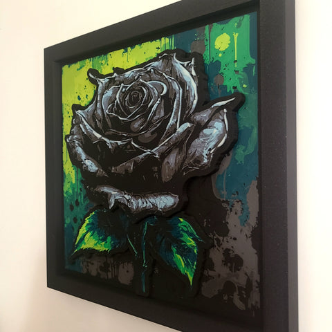 The Black Rose - 3D Filament Painting