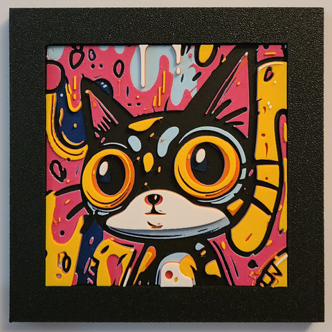 Cat Nip Trip - Mini Magnet Frame