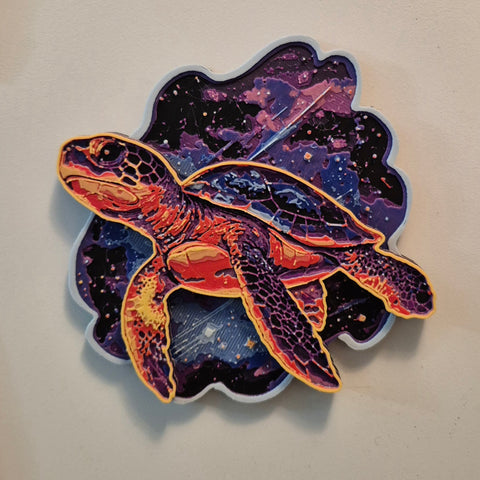 Cosmic Space Turtle Magnet