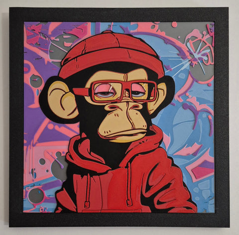 Monkey Business - Filament Painting